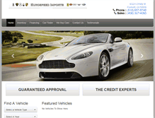 Tablet Screenshot of eurospeedimports.com